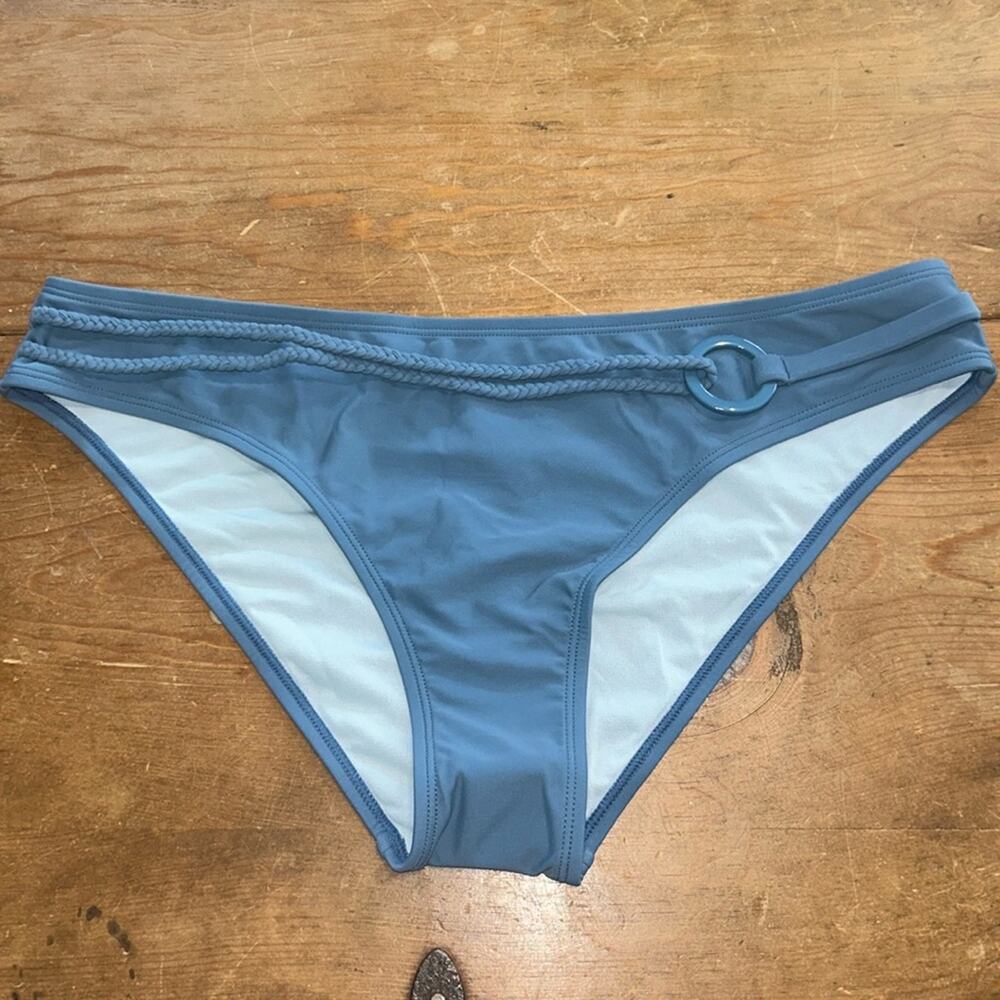 Woman’s Cupshe Swim Bottoms Blue Size Large